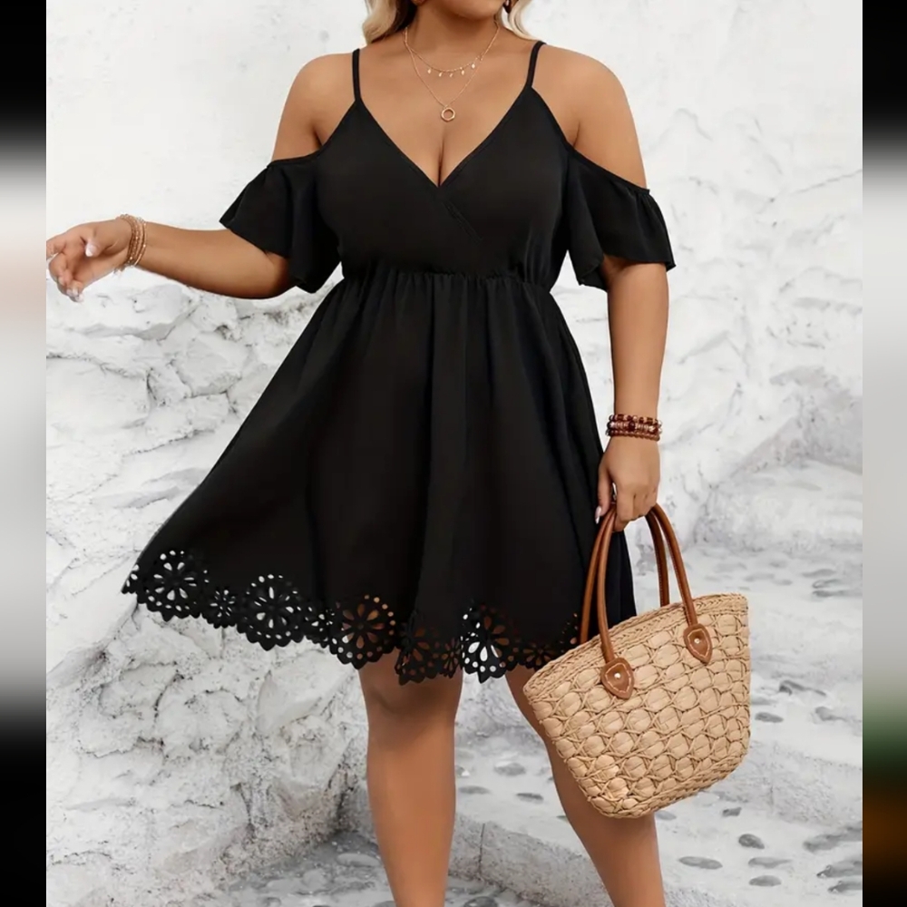 3x New Could Shoulder Dress